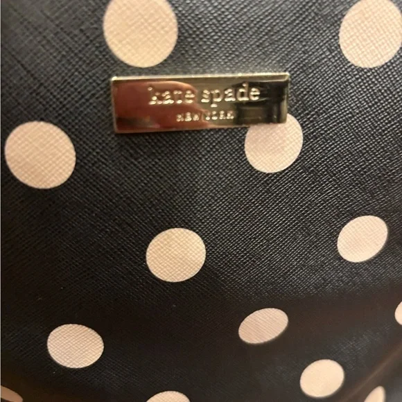 100% Authentic Kate SpadePolka Dots Saffiano Leather Tote Bag